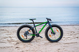 Fat bike on beach