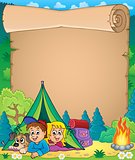 Camping theme parchment 3