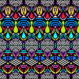 Colorful vector ethnic seamless pattern