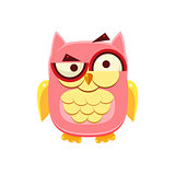 Confused Pink Owl