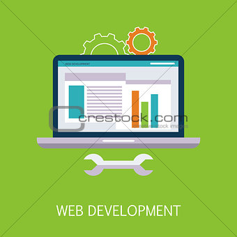 Web Development Concept Art