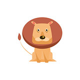 Lion Funny Illustration