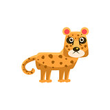 Leopard Funny Illustration