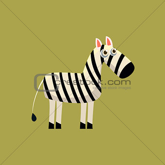 Zebra Funny Illustration