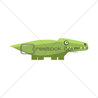 Crocodile Funny Illustration