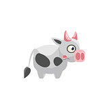 Cow Simplified Cute Illustration