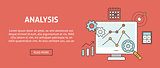 Data analysis concept banner