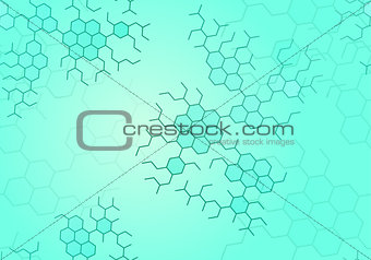 Dna abstract background cells connectivity