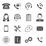 Call center service icons
