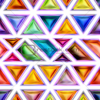 Seamless texture of abstract bright shiny colorful  3D illustration