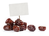 Dates and sale tag