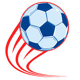 soccer ball poster