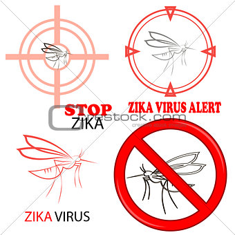 Zika Virus Sign Isolated