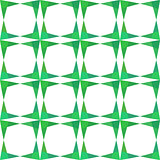 Abstract geometry green seamless pattern.
