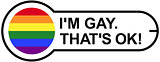 GAY OK Sticker