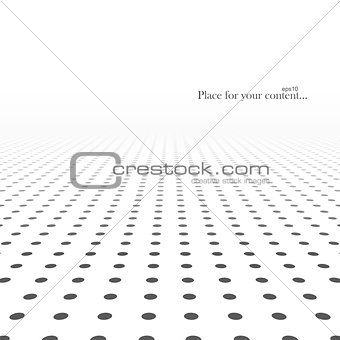 Abstract background. Copy space with points.