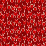 seamless pattern with tulips. vector