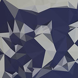 Cool Black Blue Abstract Low Polygon Background