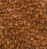 abstract background made with mixed orange brown shapes