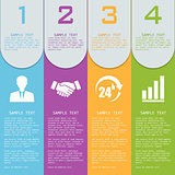 Vector elements for infographics.