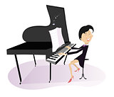 Pianist woman