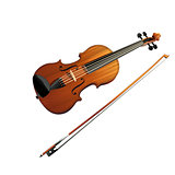 Violin Vector Illustration
