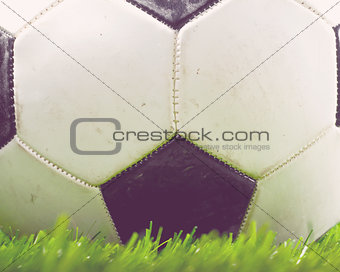 football ball on field
