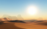 3D desert scene