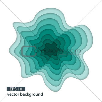 Abstract material layered hole background.