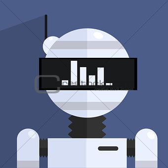 Ergonomic Design Robot Character