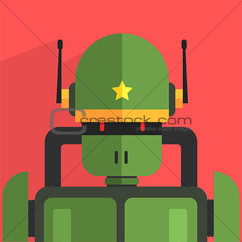 Soldier Robot Character