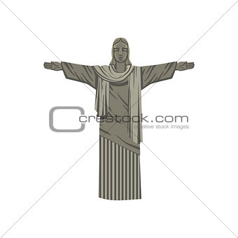 Jesus Christ Monument In Brazil
