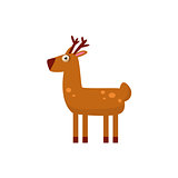 Deer Simplified Cute Illustration