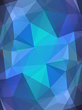 Blue color glass abstract background