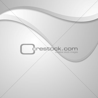 Abstract grey wavy corporate background