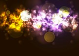 Bright abstract lights bokeh background