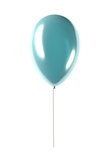 party blue balloon