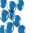party blue balloons