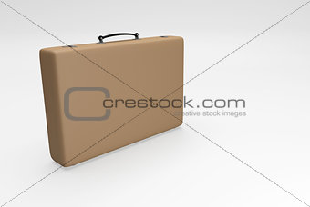 brown elegant suitcase