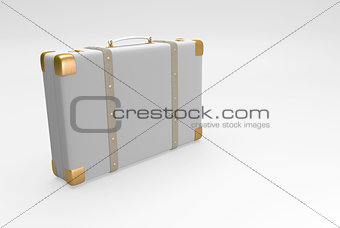 gray elegant suitcase