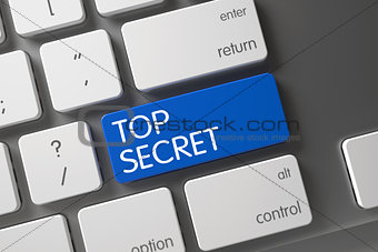 Keyboard with Blue Keypad - Top Secret.