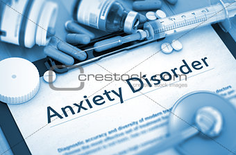 Anxiety Disorder. Medical Concept.