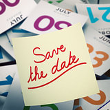 Save the Date, Special Event Communication Concept