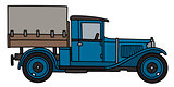 Vintage blue truck