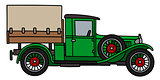 Vintage green truck