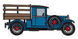 Vintage blue lorry