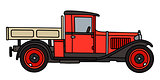 Vintage red truck