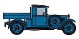 Vintage blue truck