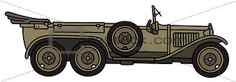 Vintage military car