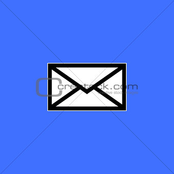Email symbol letter icon - vector.